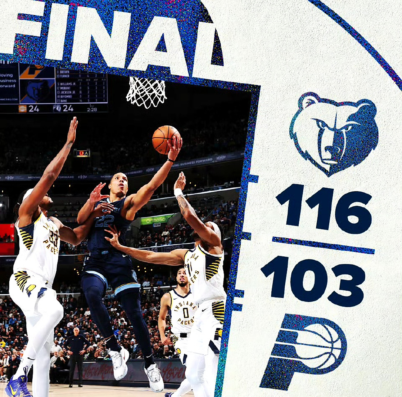 包含步行者力克灰熊,取得常规赛首胜的词条 包含步行者力克灰熊,取得常规赛首胜的词条